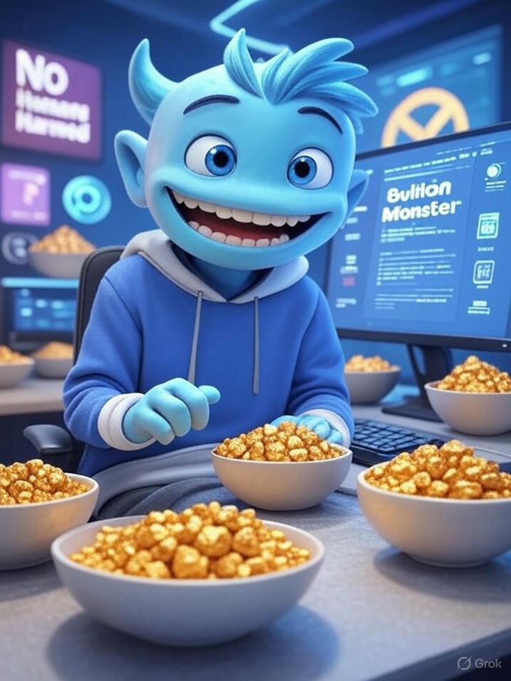 Grok creating Bullion Monster